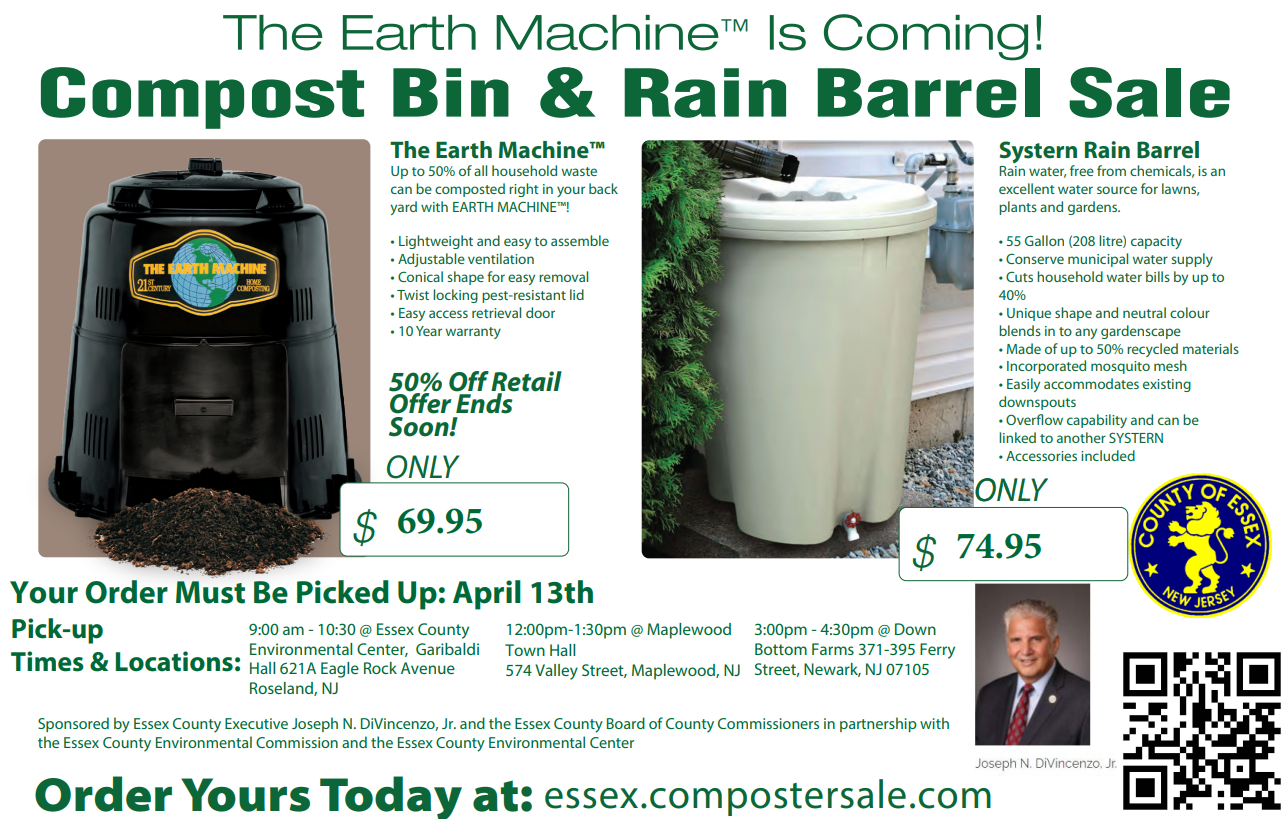 ECUA Rain Barrel and Compost Bin Sale